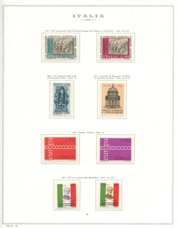 1971/1977 - REPUBBLICA - LOTTO/47975 - COLLEZIONE COMPLETA  DI 266 FRANCOBOLLI NUOVI