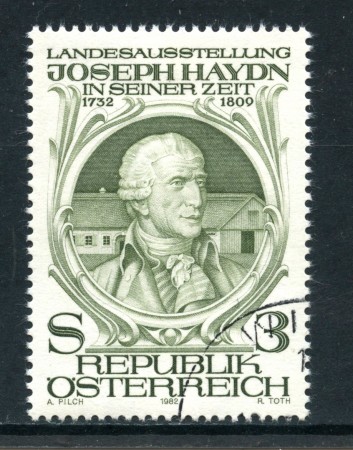 1982 - AUSTRIA - JOSEPH HAYDIN - USATO - LOTTO/28249