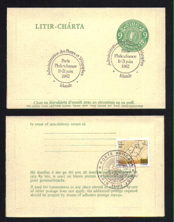 1982 - LOTTO/10131 - IRLANDA - PARTECIPAZIONE A PHILEXFRANCE 82