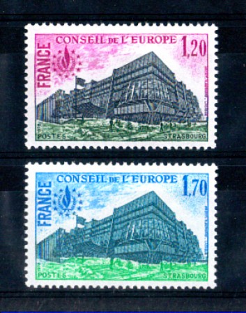 1978 - LOTTO/FRAS59CPN - FRANCIA - SERVIZIO CONSIGLIO D'EUROPA 2v. - NUOVI