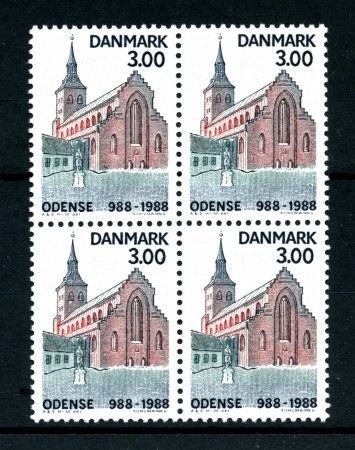 1988 - LOTTO/20083Q - DANIMARCA - CITTA' DI ODENSE - QUARTINA