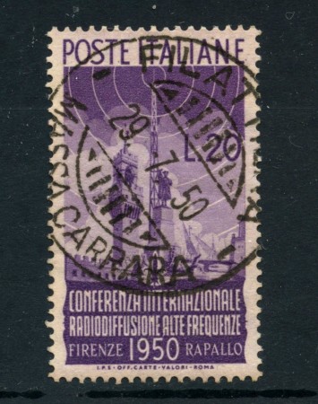 1950 - REPUBBLICA - 20 LIRE RADIODIFFUSIONE - USATO - LOTTO/25260