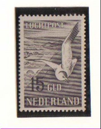 1951 - LOTTO/8734A - OLANDA - 15g. GABBIANO POSTA AEREA