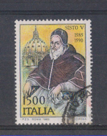 1985 - LOTTO/6829U - REPUBBLICA - PAPA SISTO V° - USATO