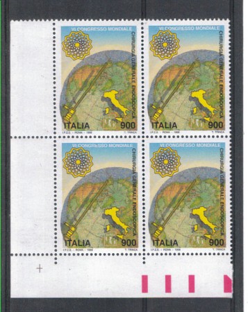 1998 - LOTTO/7196Q - REPUBBLICA - CONGRESSO CHIRURGIA - QUARTINA
