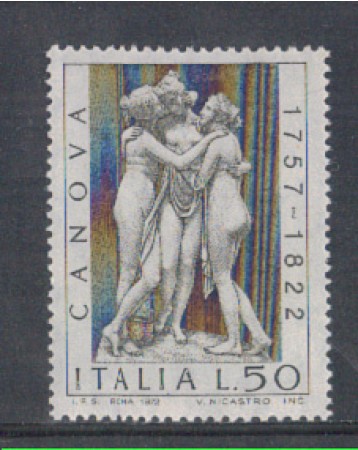 1972 - LOTTO/6563 - REPUBBLICA - ANTONIO CANOVA