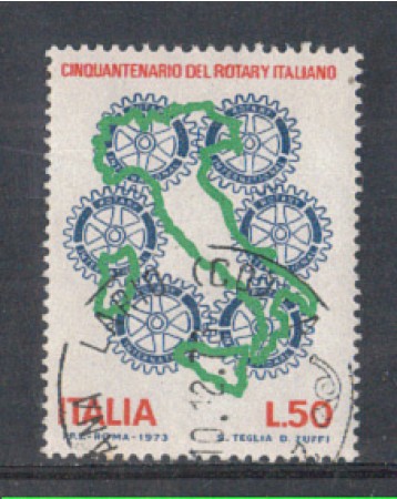 1973 - LOTTO/6591U - REPUBBLICA - ROTARY  USATO