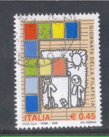 2005 - LOTTO/7531U - REPUBBLICA - GIORNATA FILATELIA - USATO