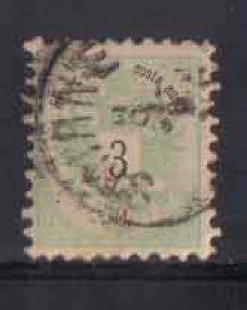 1883 - LOTTO/3696 - AUSTRIA LEVANTE - 3s. VERDE