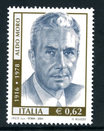 2003 - REPUBBLICA - ALDO MORO - NUOVO - LOTTO/25553