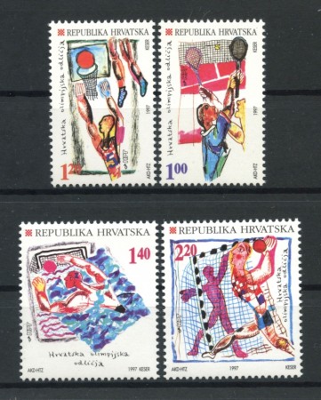 1997 - CROAZIA - OLIMPIADI DI BARCELLONA 4v. NUOVI - LOTTO/32814