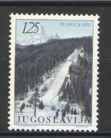 1972 - JUGOSLAVIA - SALTO CON GLI SCI - NUOVO - LOTTO/34802