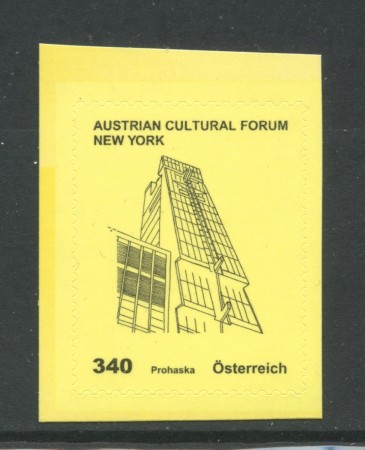 2011 - AUSTRIA -   AUSTRIAN CULTURAL FORUM  NEW YORK - NUOVO - LOTTO/33583