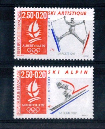 1991 - LOTTO/FRA2700CPN- FRANCIA - ALBERTVILLE 2v. -  NUOVI