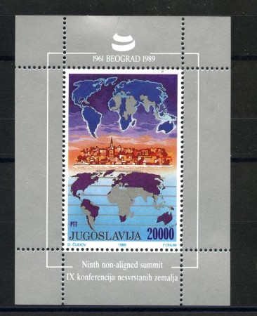 1989 - JUGOSLAVIA - LOTTO/38529 - BEOGRAD 89. - FOGLIETTO - NUOVO