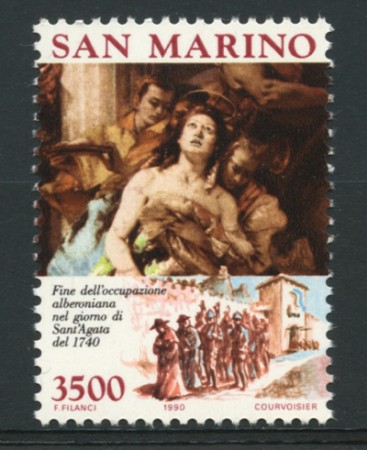 1990 - LOTTO/12217 - SAN MARINO - LIBERAZIONE ALBERONIANA - NUOVO