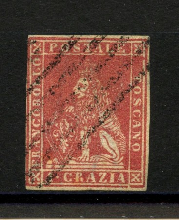 1857 - TOSCANA - LOTTO/40282 - 1 CRAZIA CARMINIO - USATO