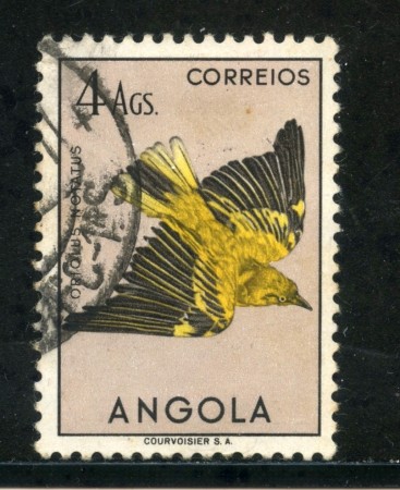 1951 - ANGOLA - 4 Ag. UCCELLI - USATO - LOTTO/29013
