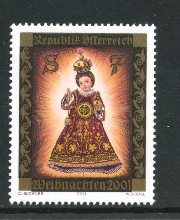 2001 - AUSTRIA - LOTTO/41910 - NATALE - NUOVO
