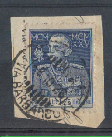 1925 - LOTTO/REG191UG - REGNO - 1,25 L.  GIUBILEO DENT. 11 USATO