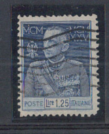 1925 - LOTTO/REG191UB - REGNO - 1,25 LIRE GIUBILEO D. 11 - USATO