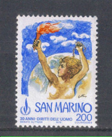 1978 - LOTTO/7990 - SAN MARINO - DIRITTI UOMO