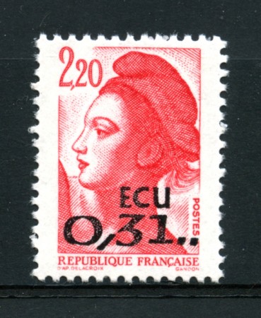 1988 - LOTTO/17453 - FRANCIA -  LIBERTA' IN ECU - NUOVO