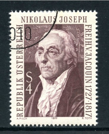 1977 - AUSTRIA - JACOUIN BOTANICO - USATO - LOTTO/28084