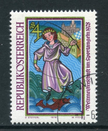 1978 - AUSTRIA - PESCA SPORTIVA - USATO - LOTTO/28117