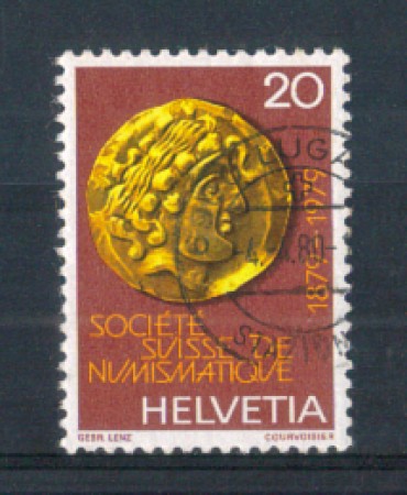 1979 - LOTTO/SVI1092U - SVIZZERA - 20c. SOC.NUMISMATICI - USATO