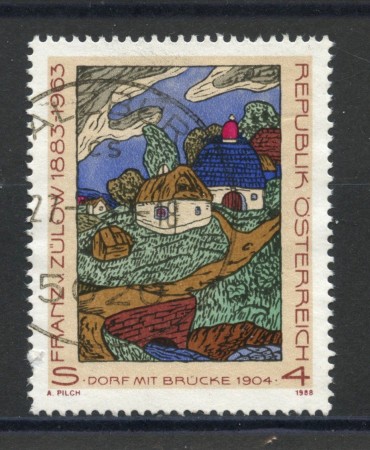 1988 - AUSTRIA - FRANZ ZULOW - USATO - LOTTO/39554