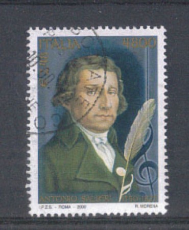 2000 - LOTTO/7292U - REPUBBLICA - ANTONIO SALIERI - USATO