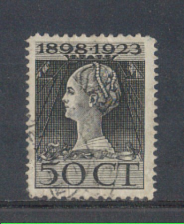 1923 - LOTTO/8640HU - OLANDA - 50c. NERO - USATO