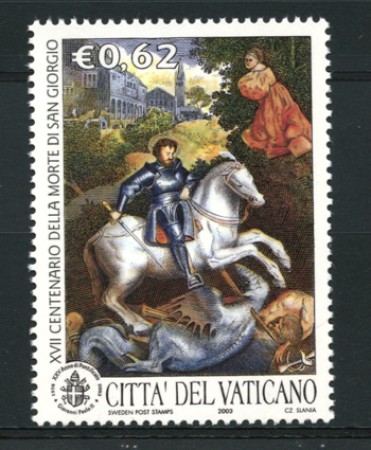 2003 - LOTTO/12664 - VATICANO - 62c. SAN GIORGIO - NUOVO