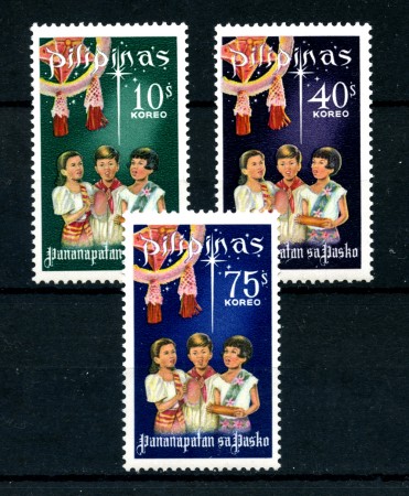 1969 - FILIPPINE - LOTTO/22363 - NATALE 3v. -  NUOVI