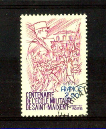 1981 - LOTTO/FRA2140U - FRANCIA - SCUOLA MILITARE - USATO