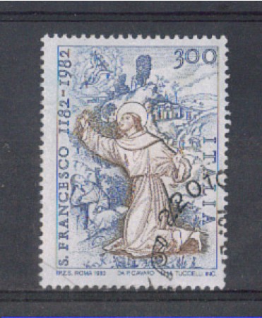 1982 - LOTTO/6758U - REPUBBLICA - S. FRANCESCO - USATO