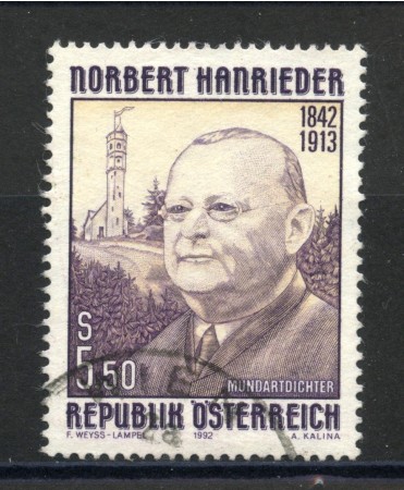 1992 - AUSTRIA - NORBERT HANRIEDER - USATO - LOTTO/39635