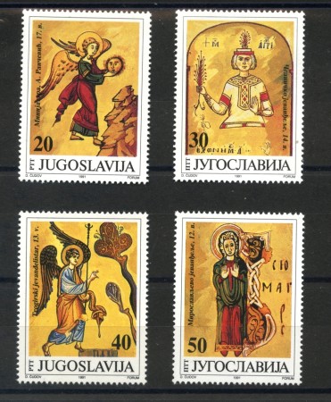 1991 - JUGOSLAVIA - LOTTO/38582 - MINIATURE 4v. - NUOVI