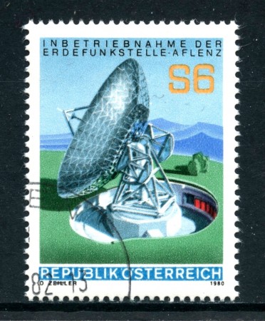 1980 - AUSTRIA - STAZIONE TERRESTRE DI AFLENZ - USATO - LOTTO/28198