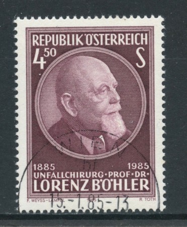 1985 - AUSTRIA - LORENZ BOHLER - USATO - LOTTO/28336