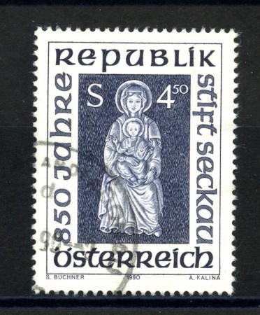 1990 - AUSTRIA - MONASTERO DI SECHAU - USATO - LOTTO/39596