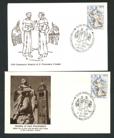 1982 - LOTTO/18350 - REPUBBLICA - PADOVA  8° CENTENARIO DI SAN FRANCESCO