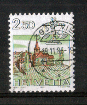 1985 - LOTTO/SVI1221U - SVIZZERA - 2,50 Fr. ZODIACO - USATO