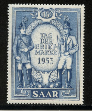 1953 - LBF/2393 - SARRE - GIORNATA DEL FRANCOBOLLO - NUOVO