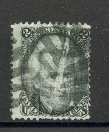 1867 - STATI UNITI - LOTTO/41516 - 2 CENT. A.JACKSON - USATO