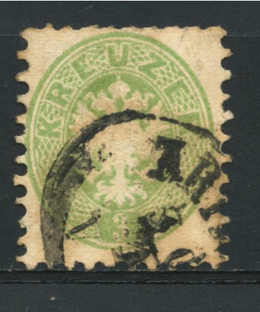 1863/64 - LOTTO/14124 - AUSTRIA - 3 Kr. VERDE - USATO
