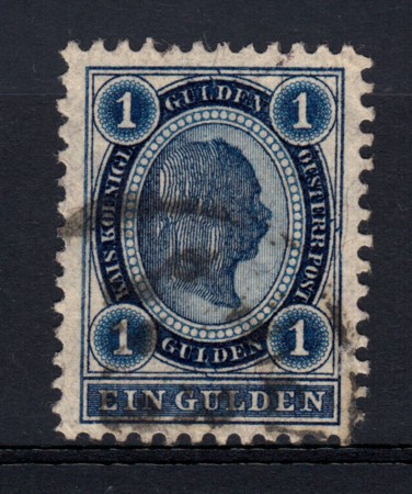1890 - LOTTO/14210 - AUSTRIA - 1g. AZZURRO - USATO