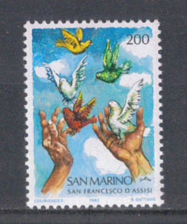 1982 - LOTTO/8027 - SAN MARINO - SAN FRANCESCO - NUOVO