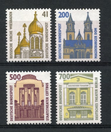 1993 - LOTTO/19047 - GERMANIA - MONUMENTI CELEBRI 4v. - NUOVI